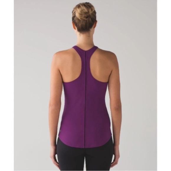 Lululemon Simply Bare Nulu Purple Tank Top - Picture 6 of 6